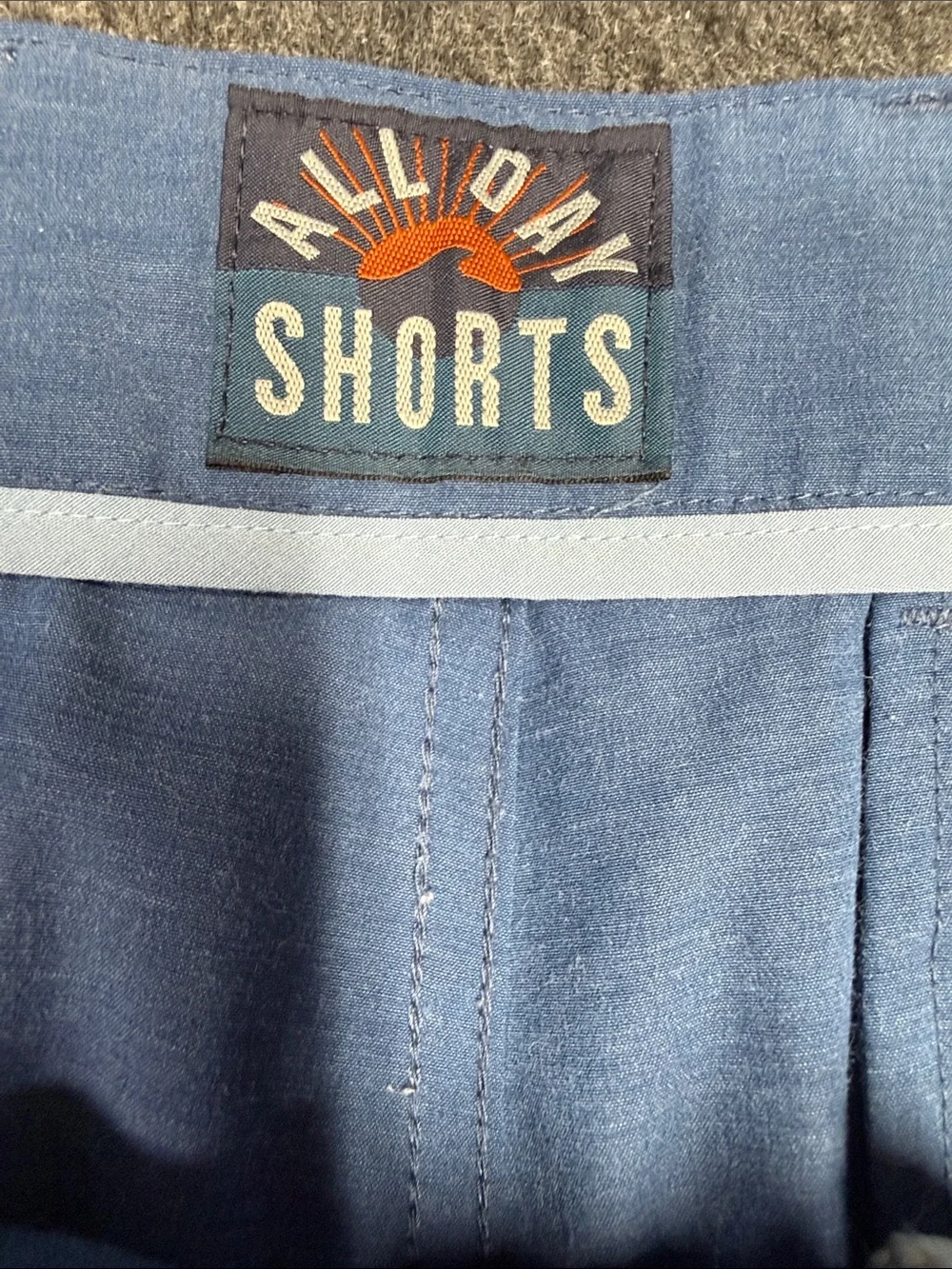 Faherty Sky Blue Flat-Front Men's Shorts